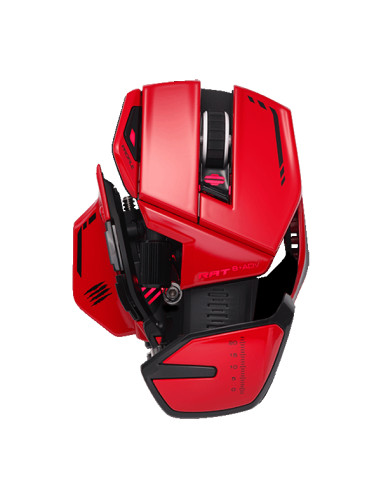 MAD CATZ GAMING MOUSE R.A.T. 8+ADV OPTICAL GAMING MOUSE, RED  ALLUMINIO +16K