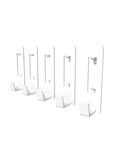DEZCTOP ACC. 5 GANCI DA-DBHOOK-WH1 BIANCO