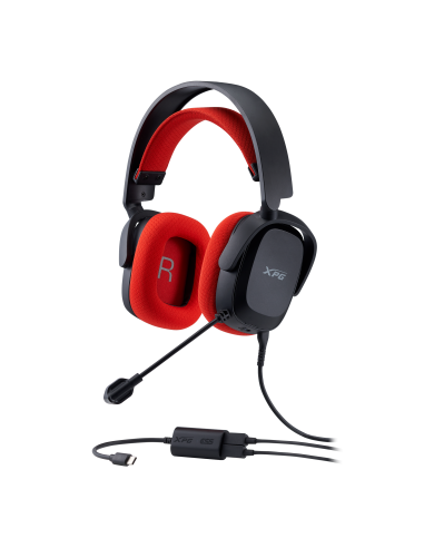 ADATA XPG CUFFIE PRECOG STUDIO USB BLACK 101dB+-3dB OMNIDIR MIC 20-2000FREQ RESP