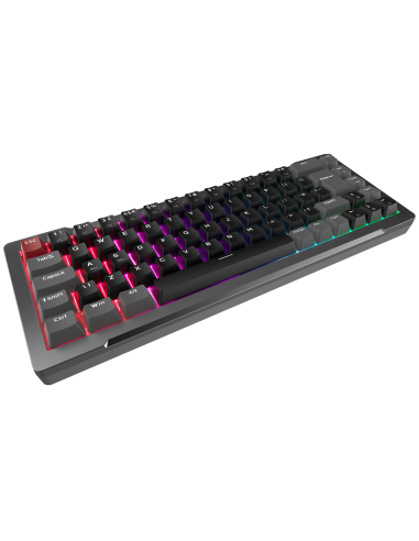 RAIJINTEK TASTIERA GAMING MGA-68 BLACK ALLUMINIO ARGB MAGNETIC SWITCH